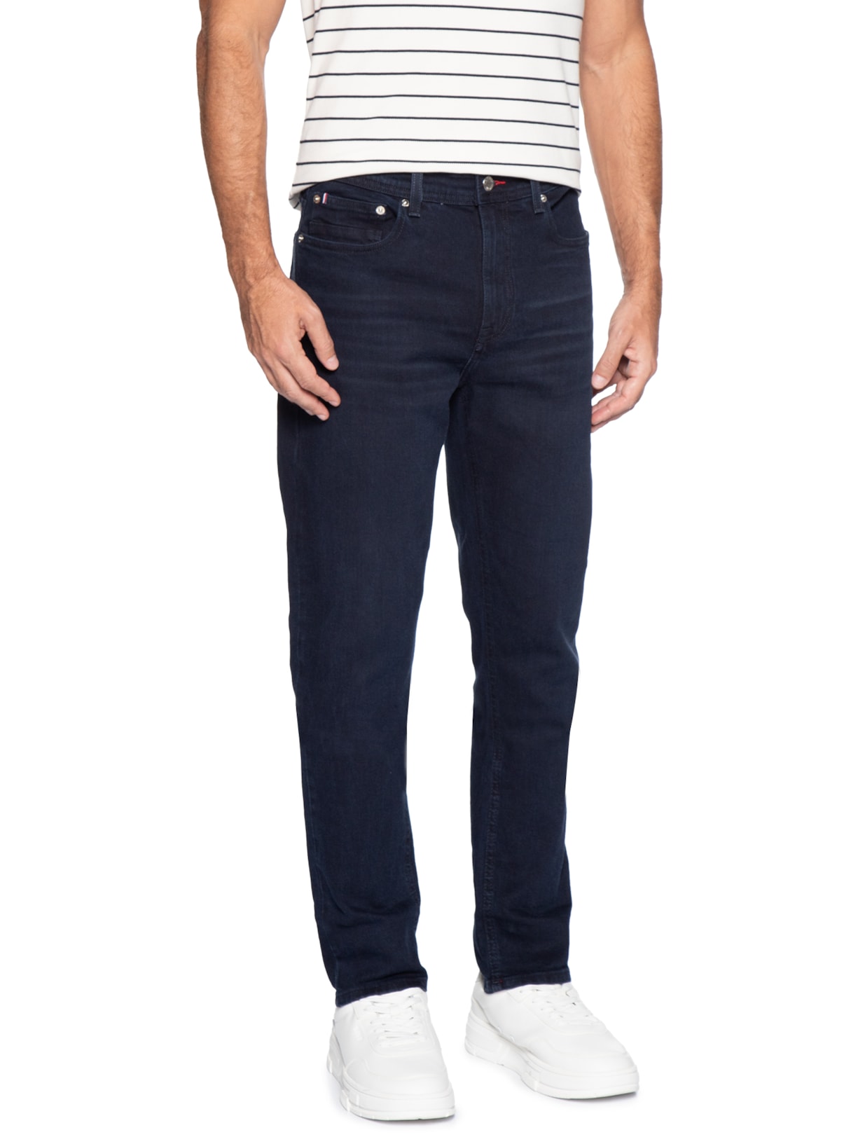 Calça Masculina Jeans Slim Bleecker Calder Azul Tommy Hilfiger