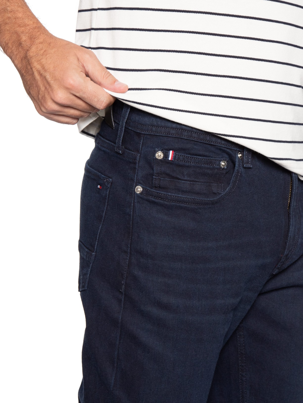 Calça Masculina Jeans Slim Bleecker Calder Azul Tommy Hilfiger