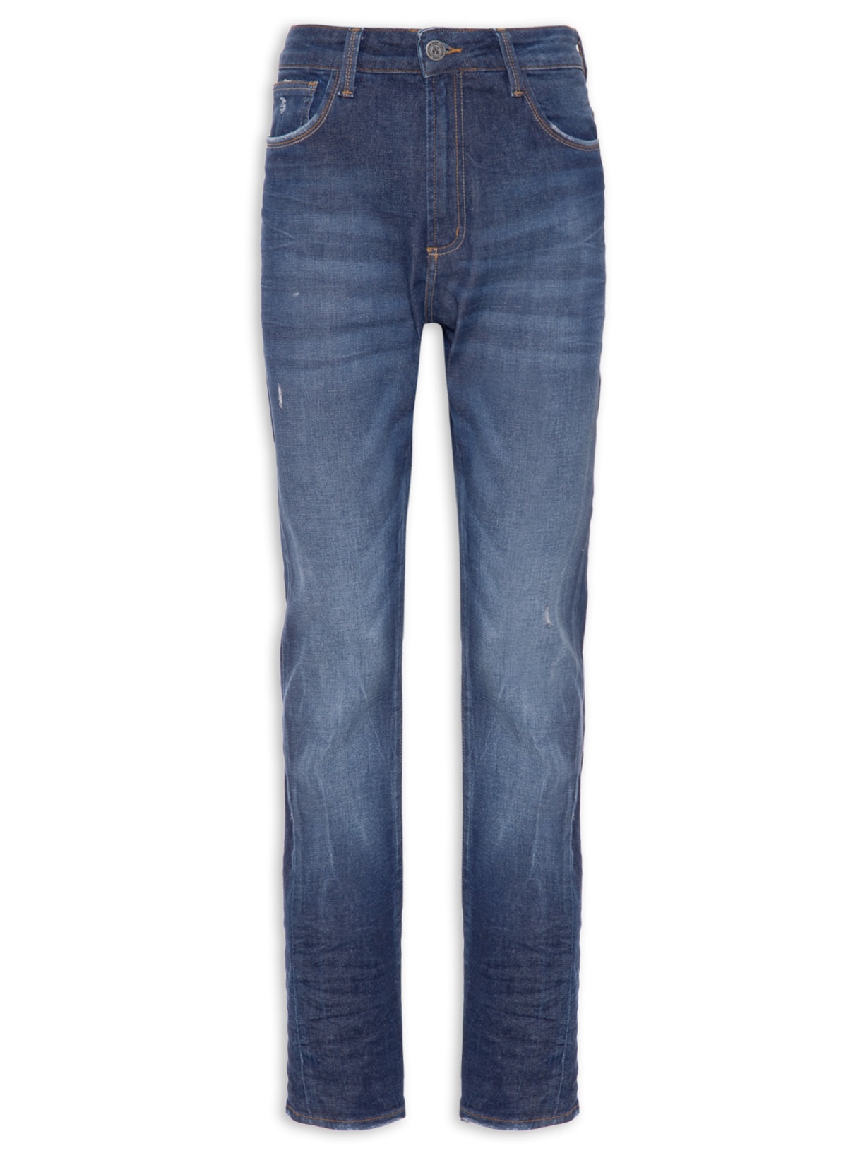 Calça Masculina Jeans Slim Burns - Azul