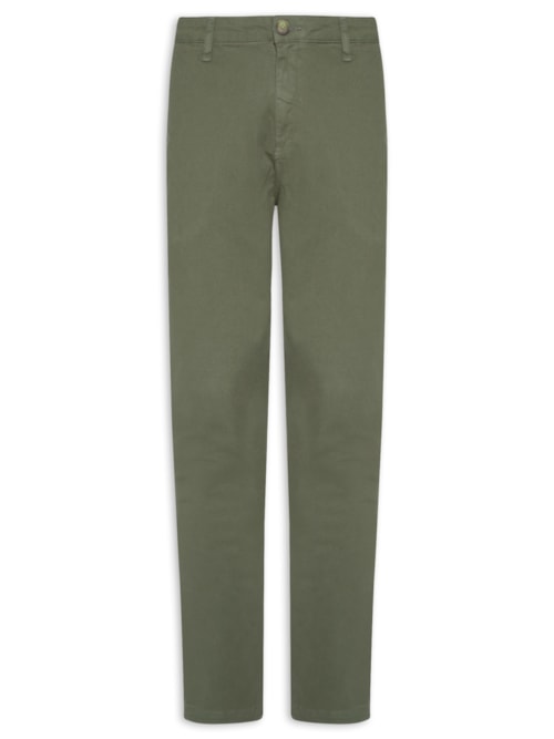 Calça Masculina Jeans Slim Chino II - Verde