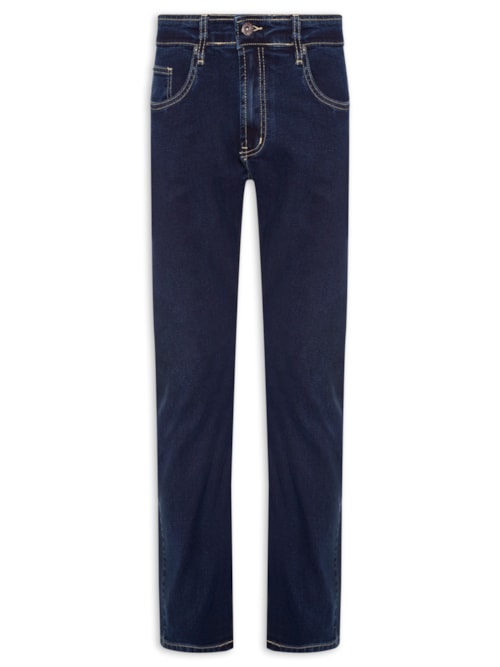 Calça Masculina Jeans Slim Comfort - Azul