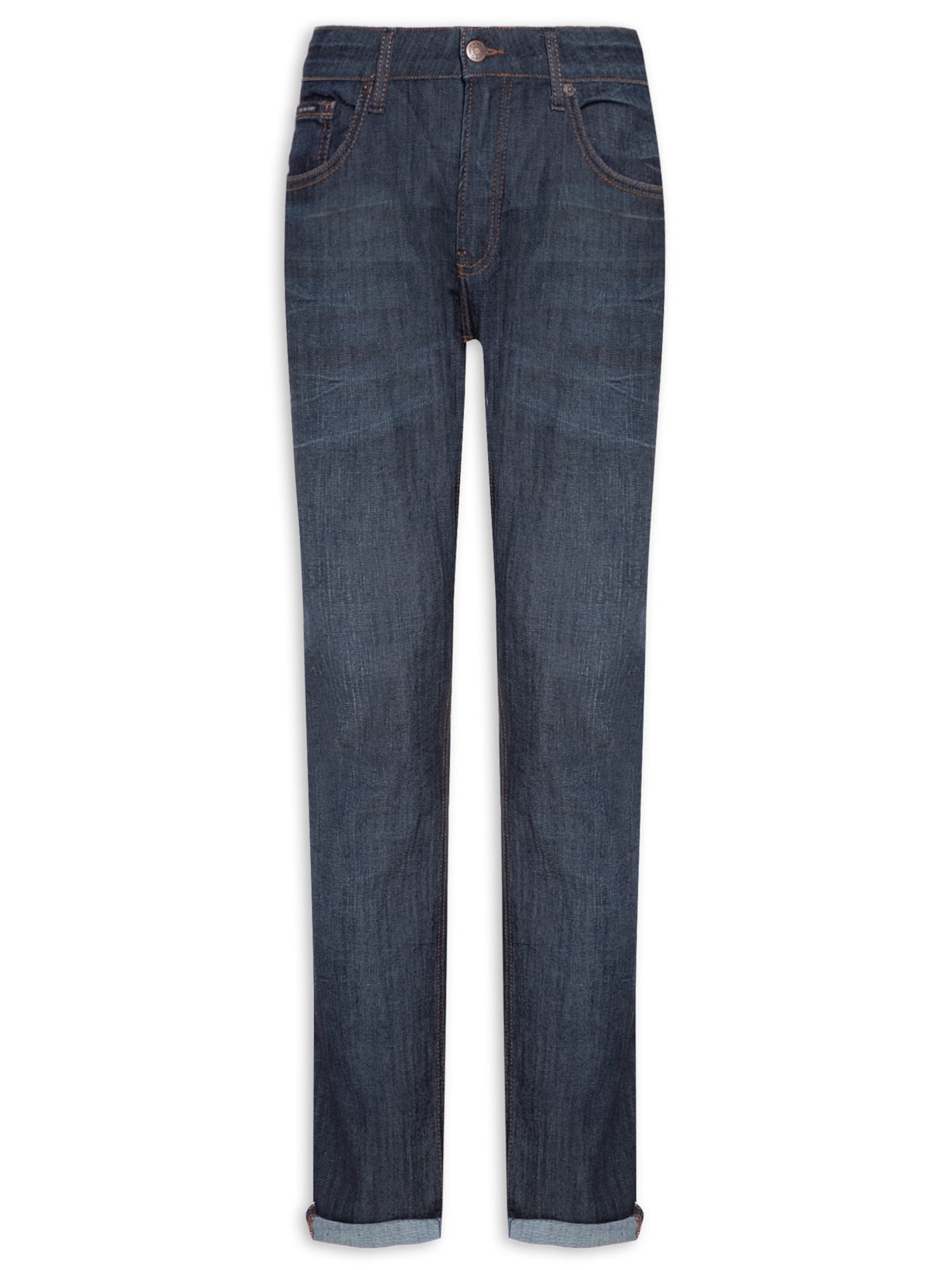 Calça Masculina Jeans Slim Controle Térmico - Azul