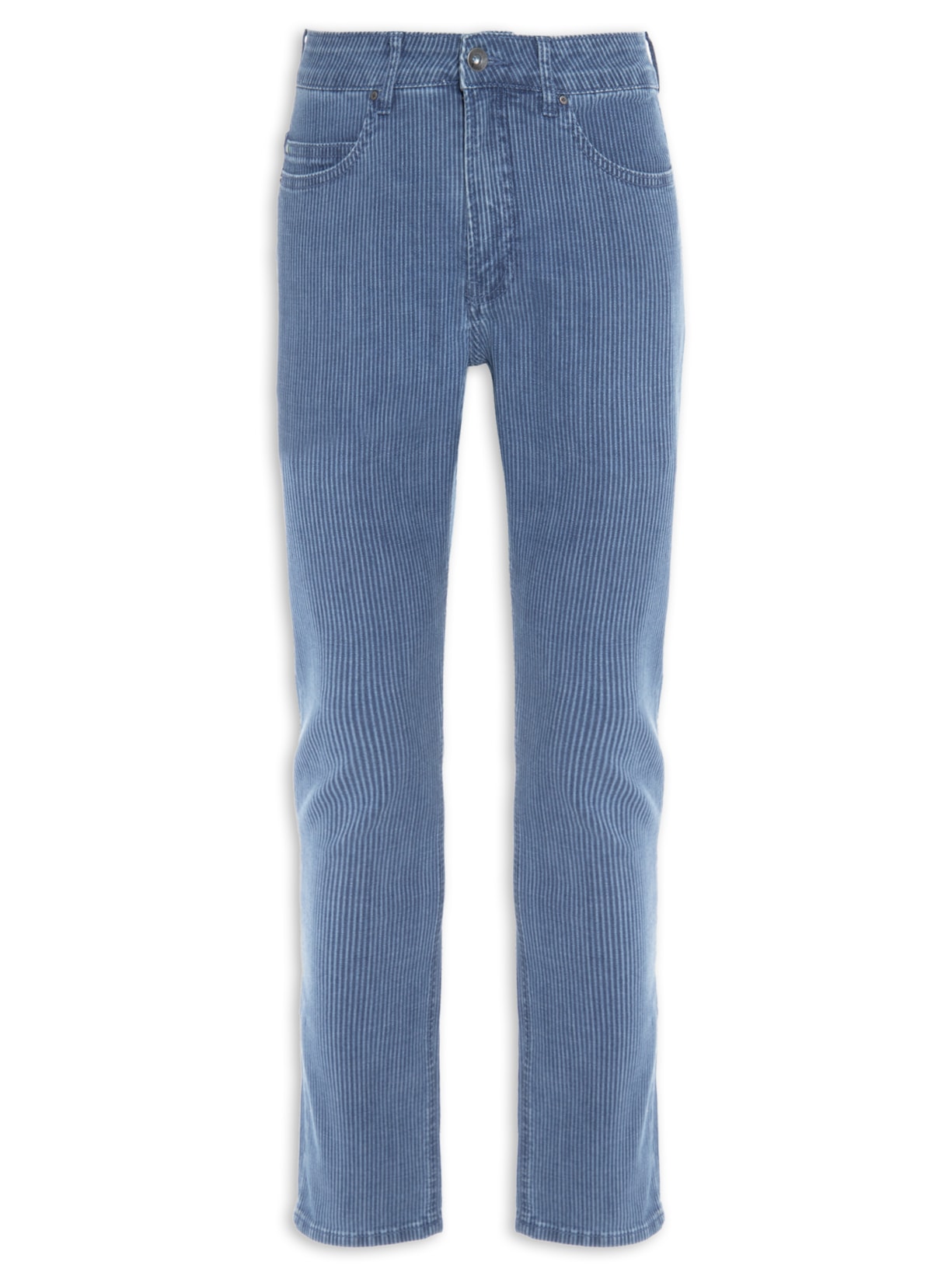 Calça Masculina Jeans Slim Cotele Denim - Azul