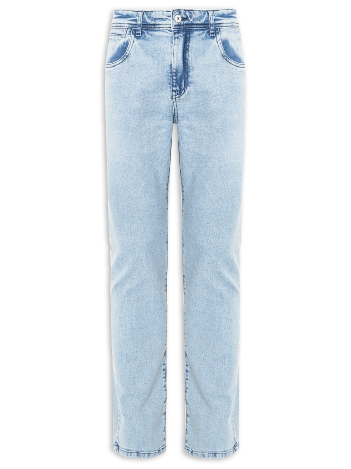 Calça Masculina Jeans Slim Delave Sk - Azul