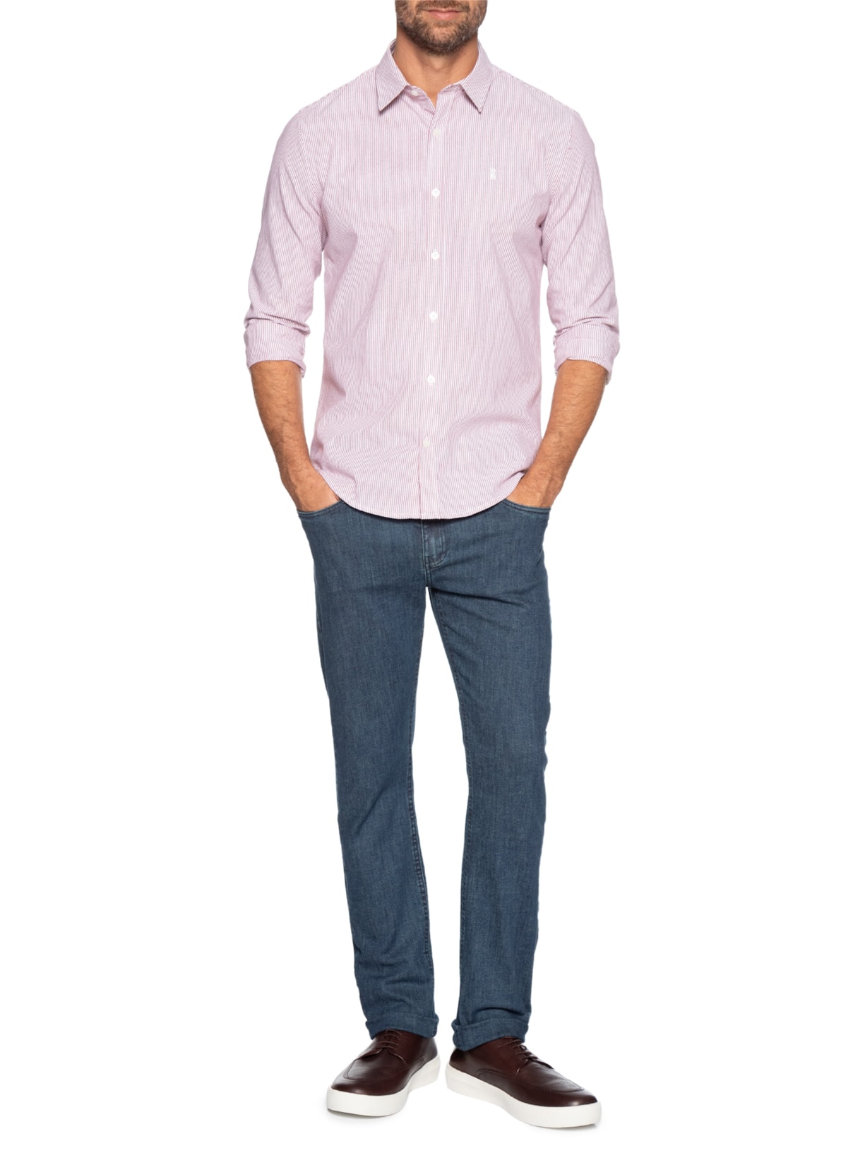 Calça Masculina Jeans Slim Dirty Blue Azul Sergio K