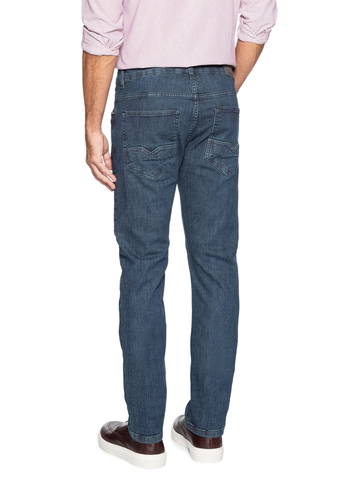 Calça Masculina Jeans Slim Dirty Blue Azul Sergio K