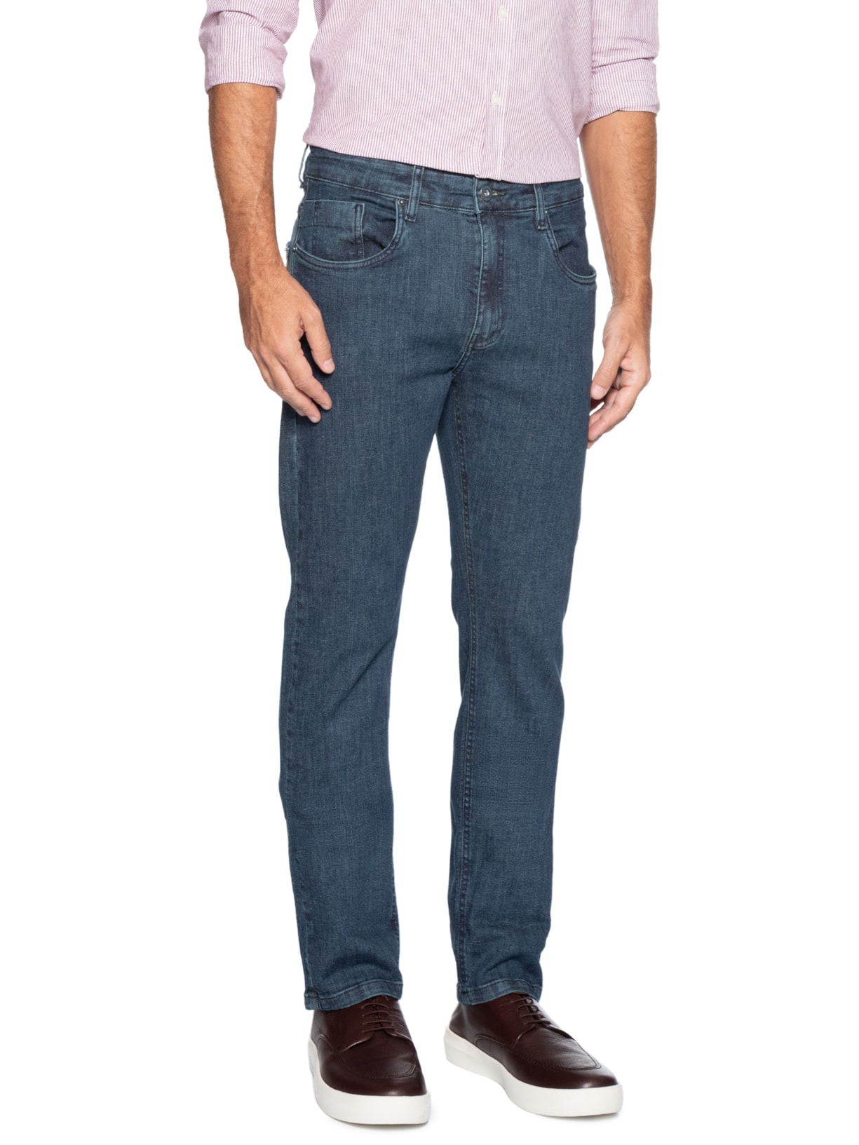 Calça Masculina Jeans Slim Dirty Blue – Azul Sergio K