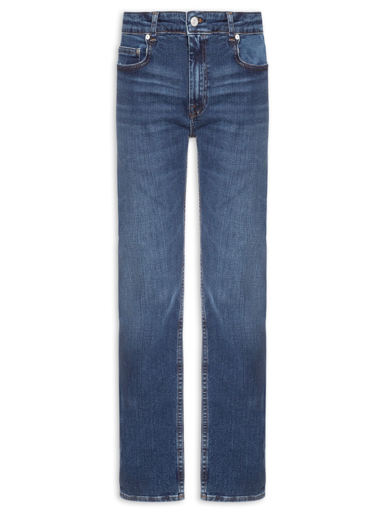 Calça Masculina Jeans Slim Fit 5 Pockets Azul Lacoste