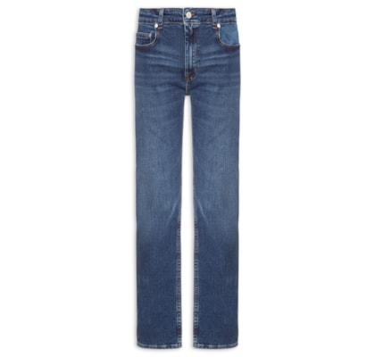 Calça Masculina Jeans Slim Fit 5 Pockets - Azul