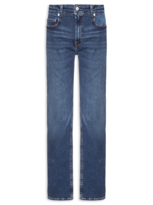 Calça Masculina Jeans Slim Fit 5 Pockets - Azul