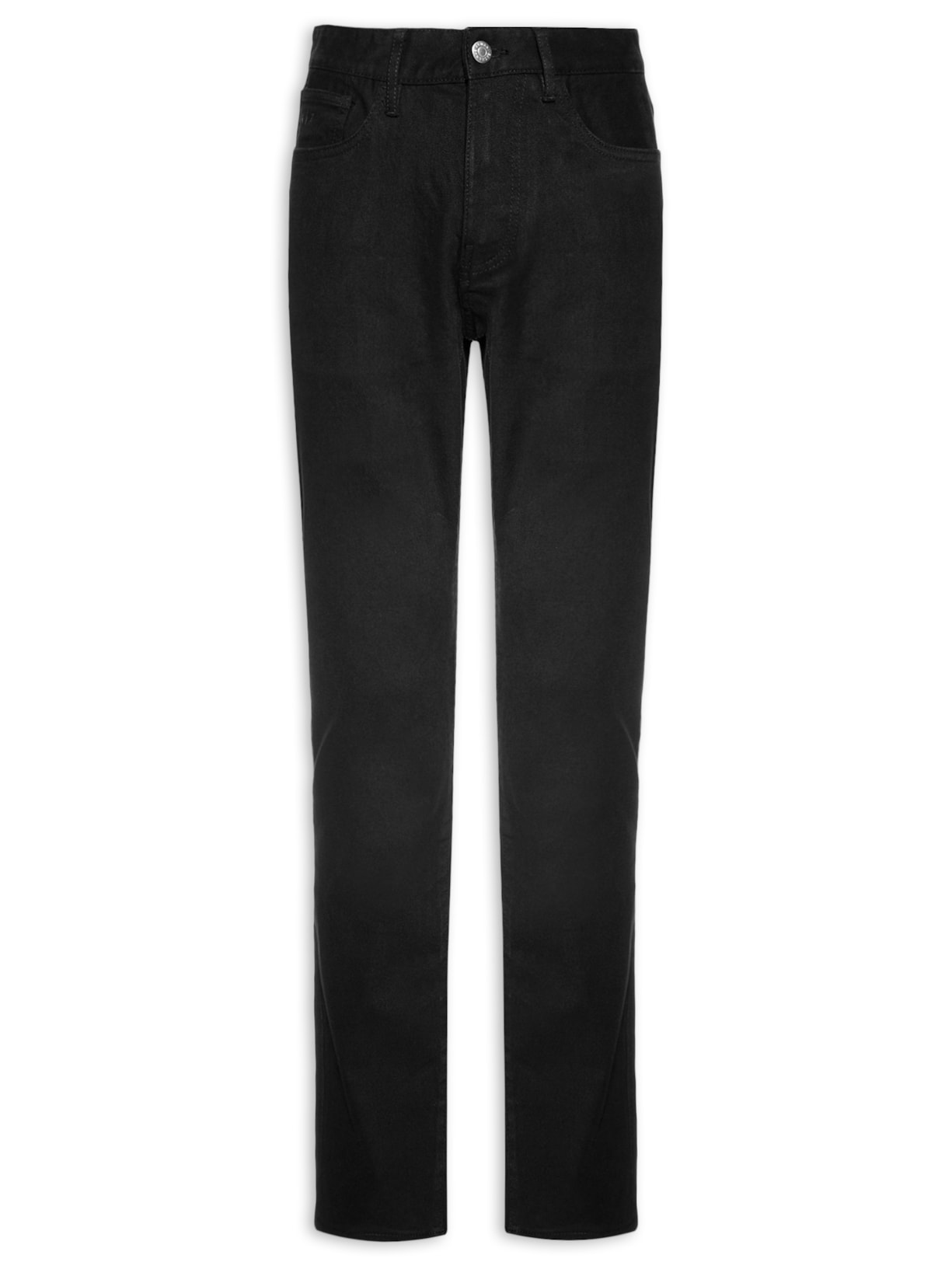 Calça Masculina Jeans Slim Fit 5 Pockets - Preto