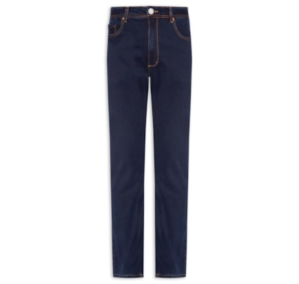 Calça Masculina Jeans Slim Fit Básica  - Azul
