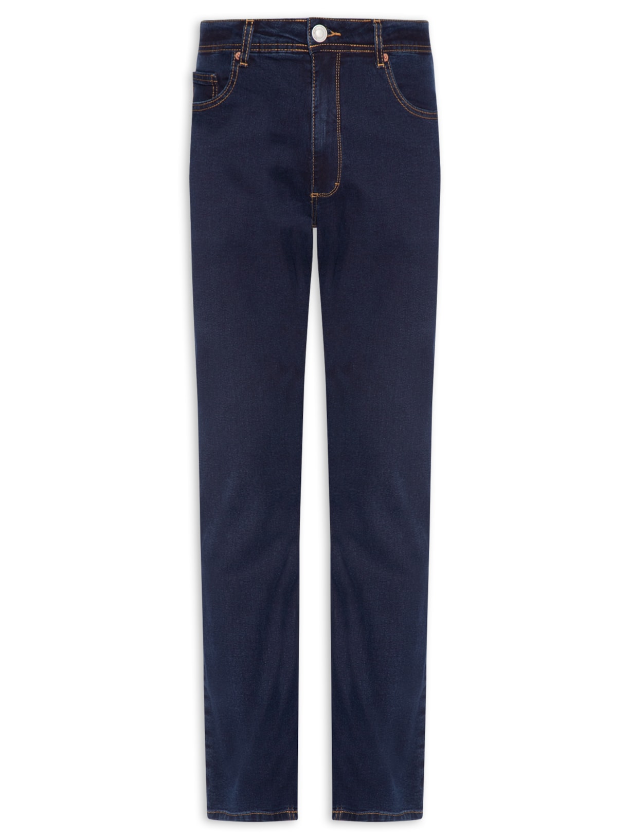 Calça Masculina Jeans Slim Fit Básica - Azul