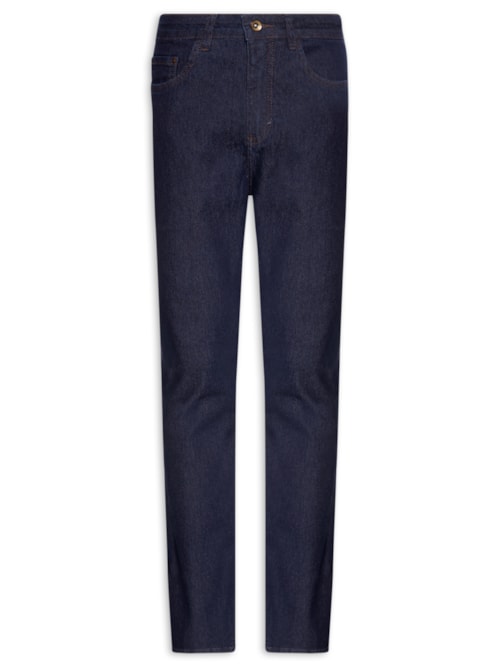 Calça Masculina Jeans Slim Fit Blue Intense Am - Azul