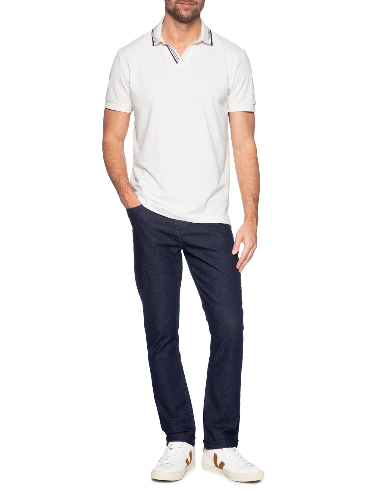 Calça Masculina Jeans Slim Fit Blue Intense Am Azul Aramis