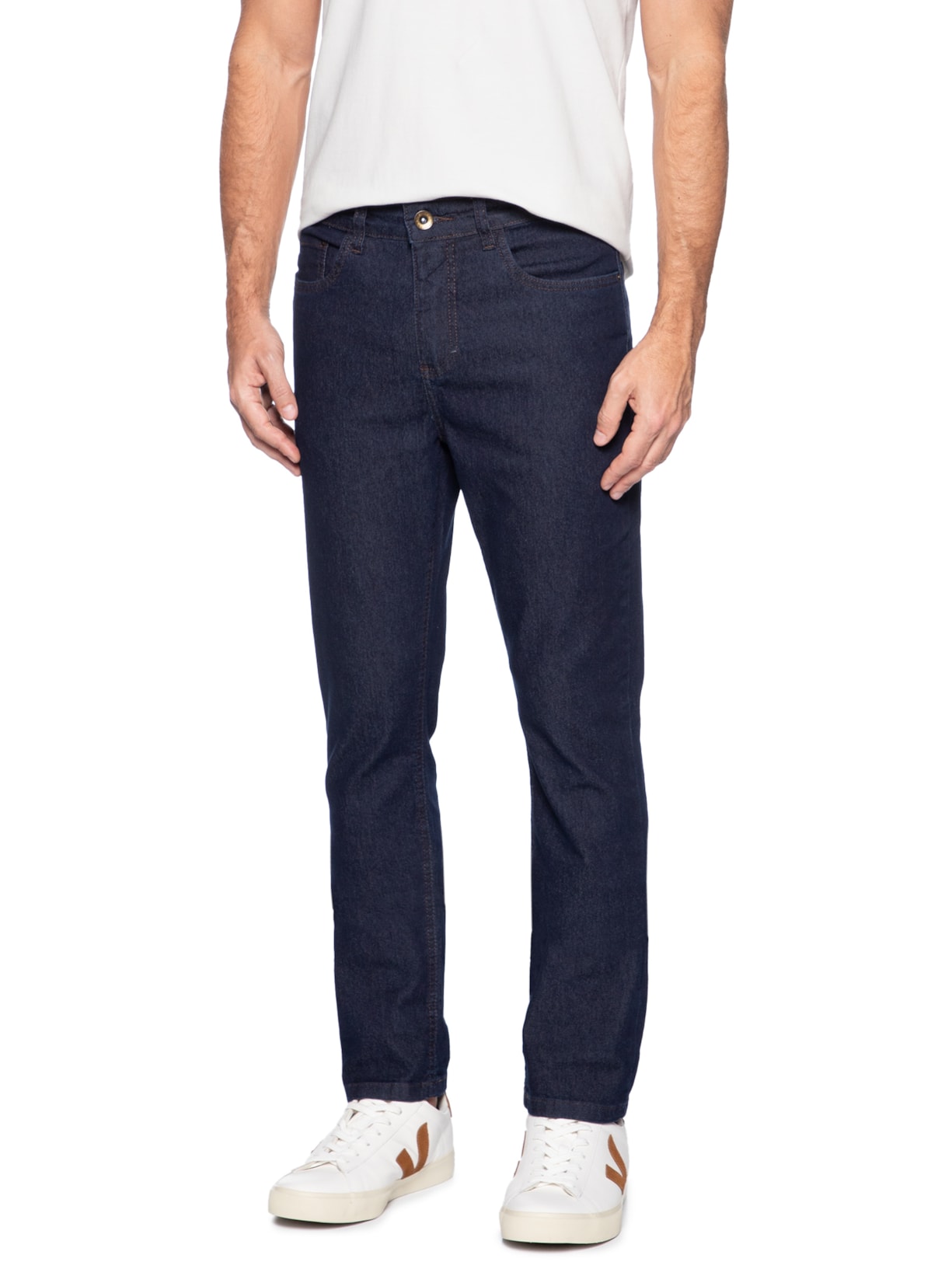 Calça Masculina Jeans Slim Fit Blue Intense Am Azul Aramis