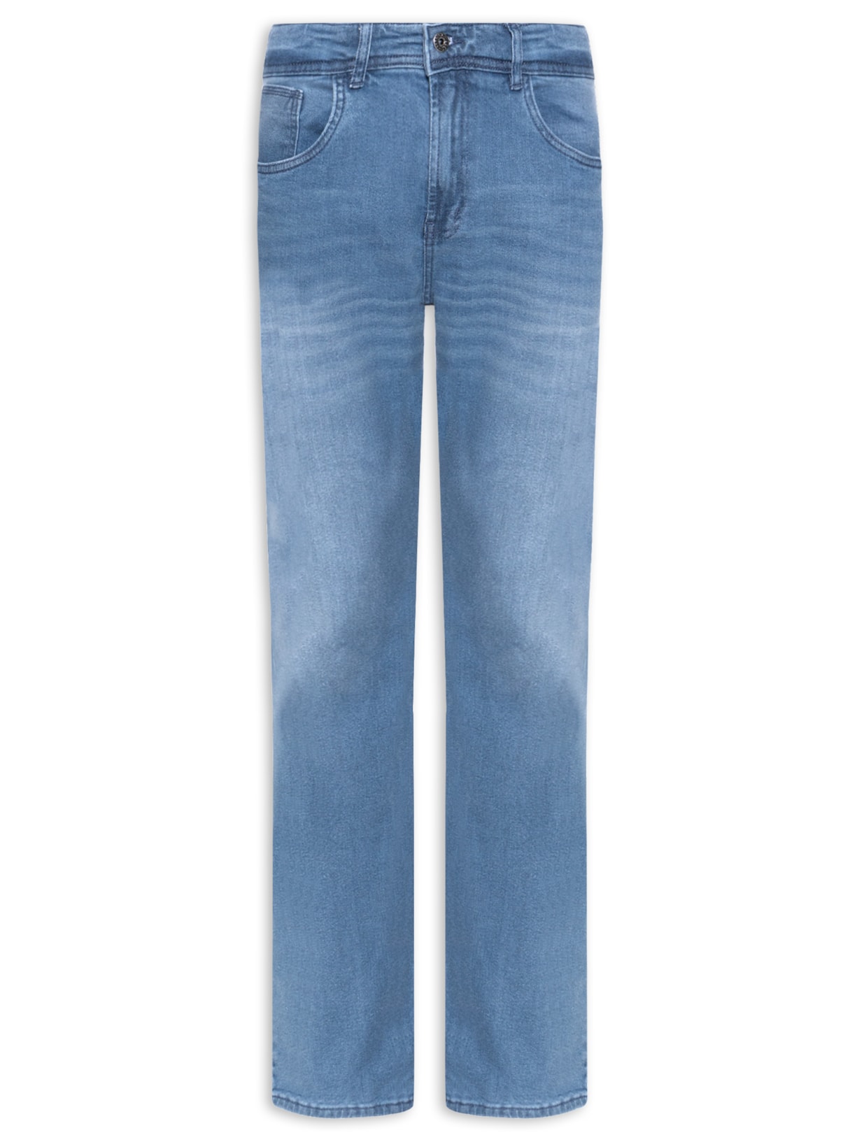 Calça Masculina Jeans Slim Fit Intense Blue Sk - Azul