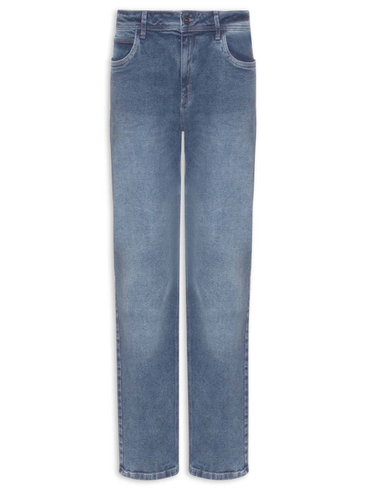 Calça Masculina Jeans Slim Fit Smoke Blue - Azul