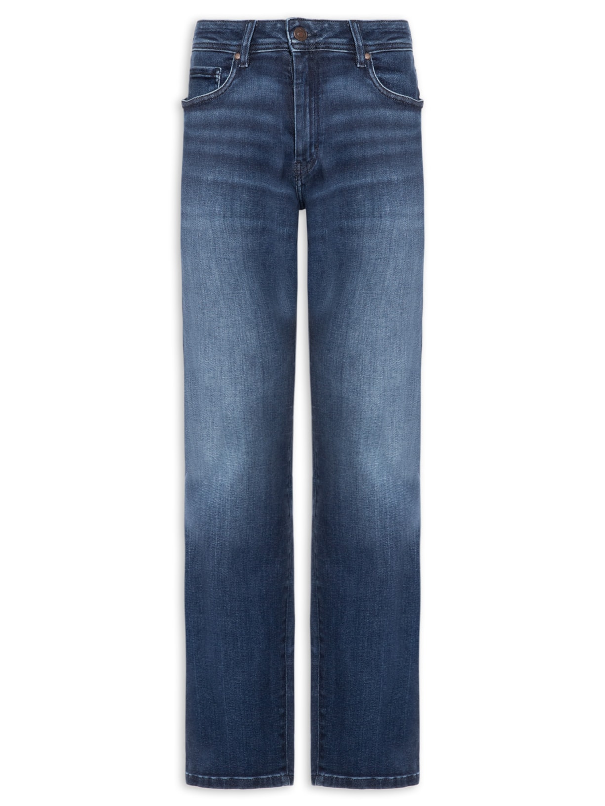 Calça Masculina Jeans Slim Fit Stone Azul Ricardo Almeida