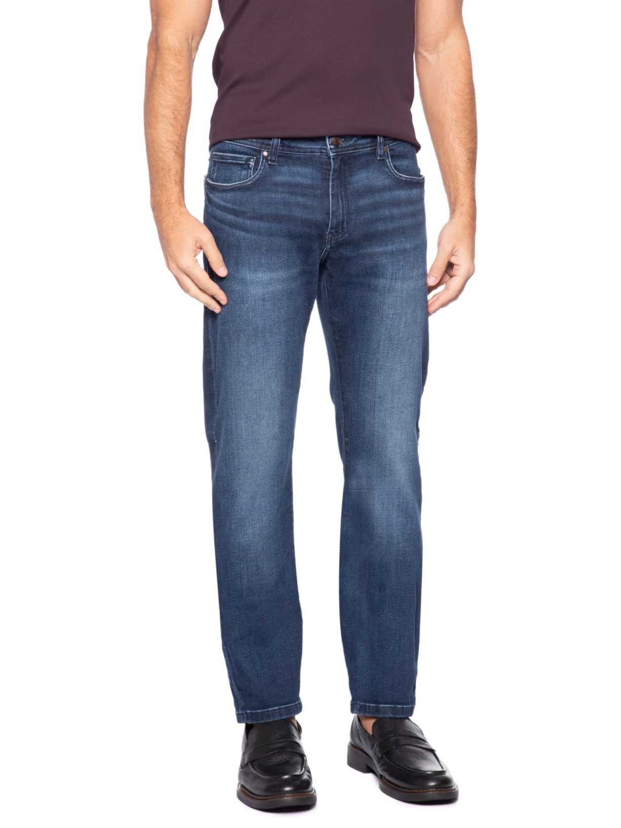 Calça Masculina Jeans Slim Fit Stone Azul Ricardo Almeida