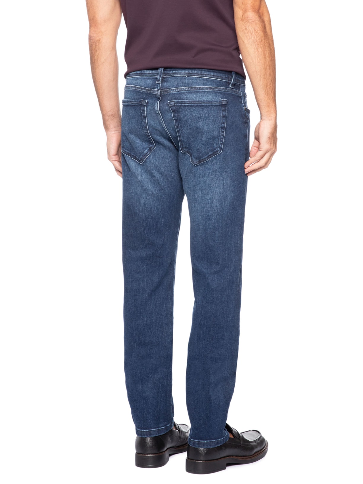 Calça Masculina Jeans Slim Fit Stone Azul Ricardo Almeida