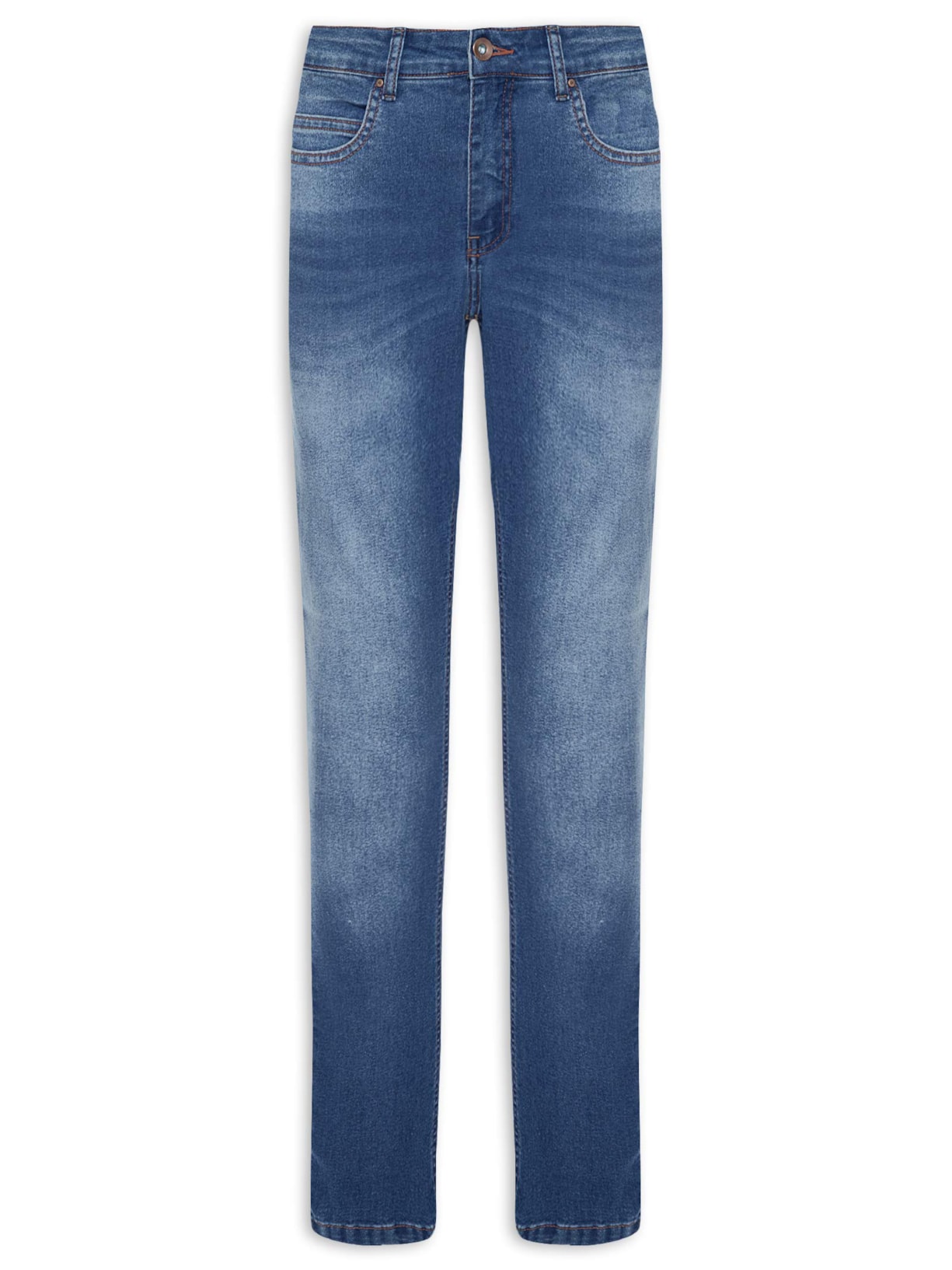 Calça Masculina Jeans Slim Ipiranga Blue - Azul