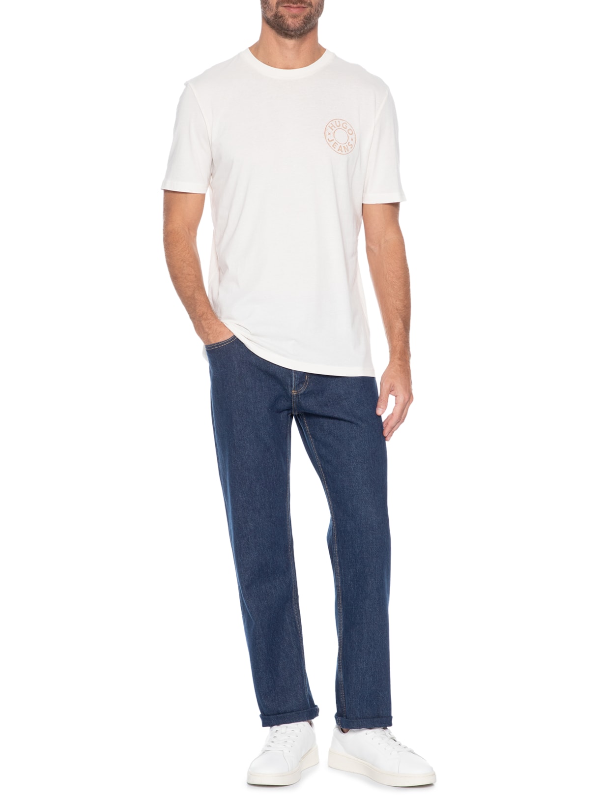 Calça Masculina Jeans Slim Jonah Azul Hugo