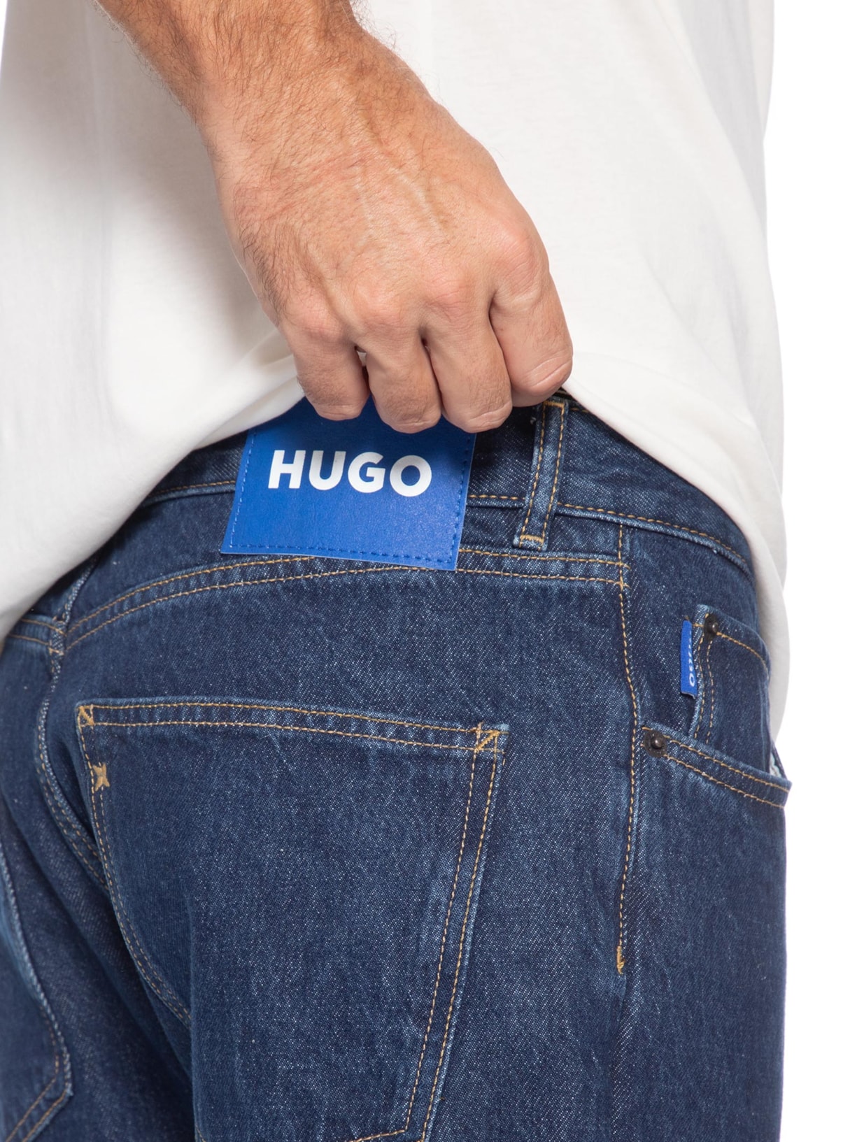 Calça Masculina Jeans Slim Jonah Azul Hugo