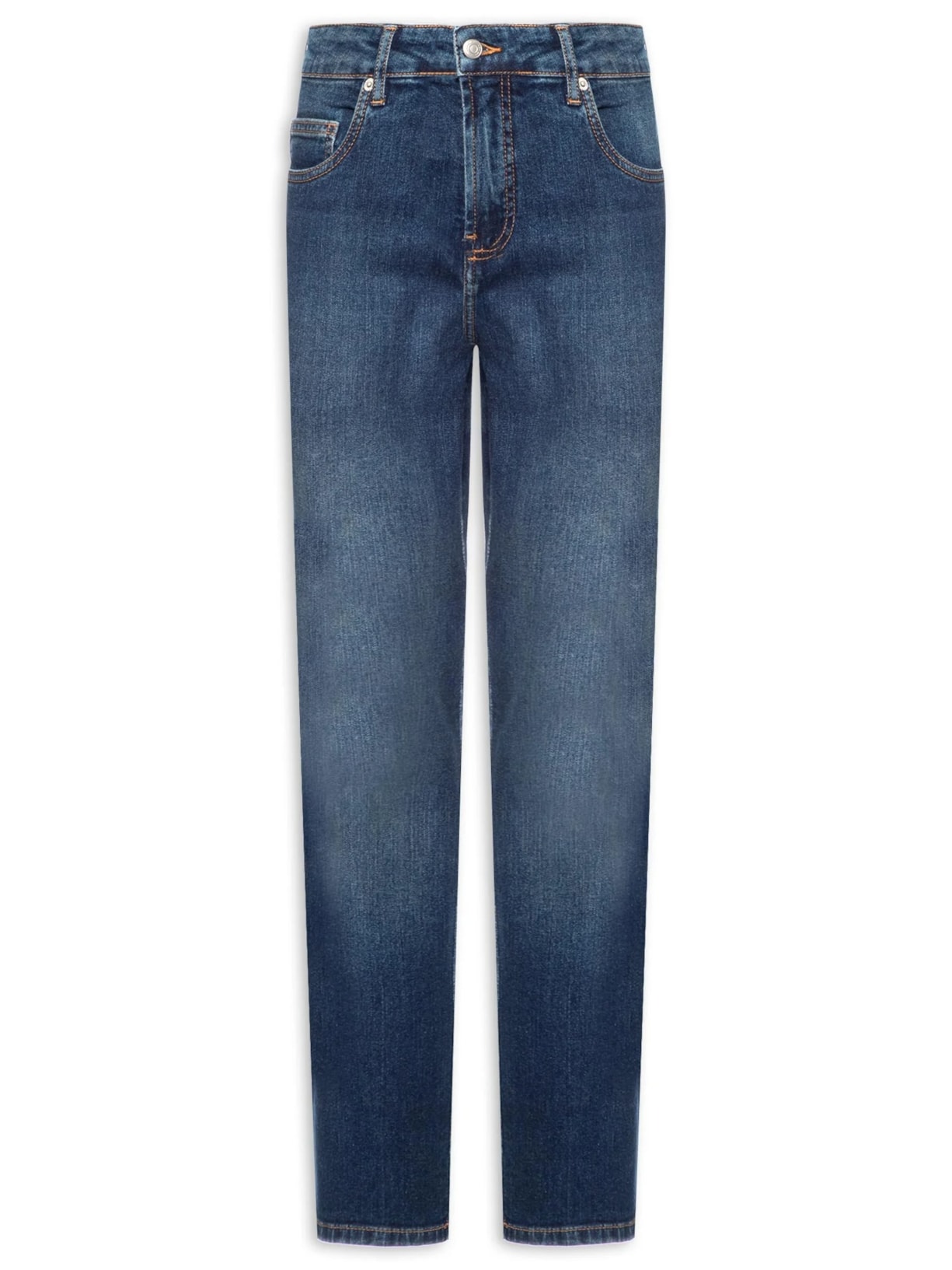 Calça Masculina Jeans Slim Onda Média - Azul