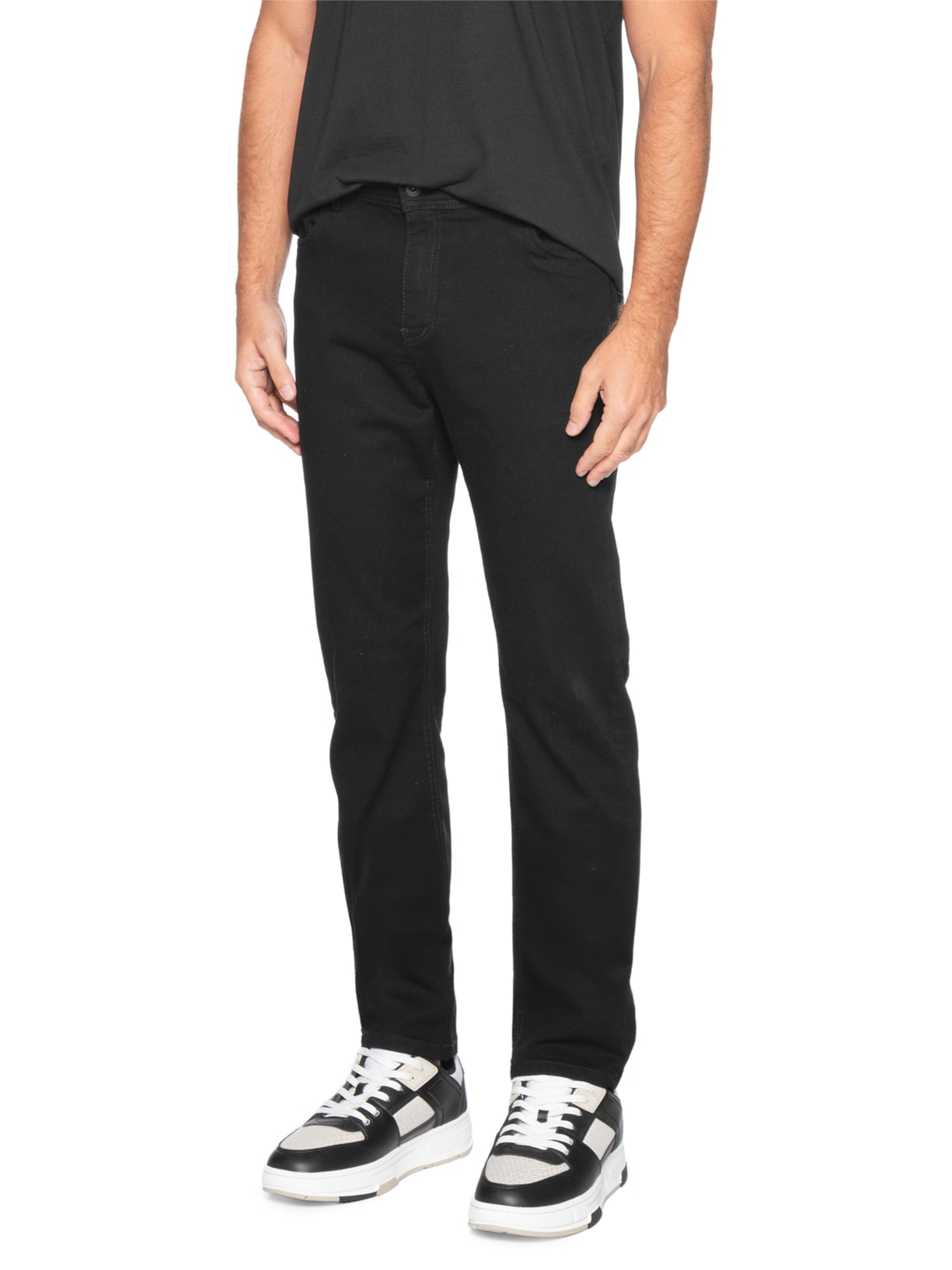 Calça Masculina Jeans Slim Preto Sergio K
