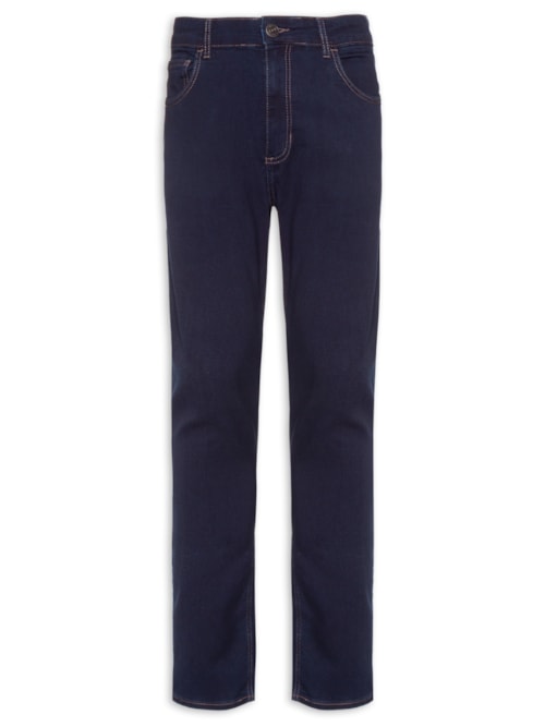 Calça Masculina Jeans Soft Touch Slim Fit - Azul