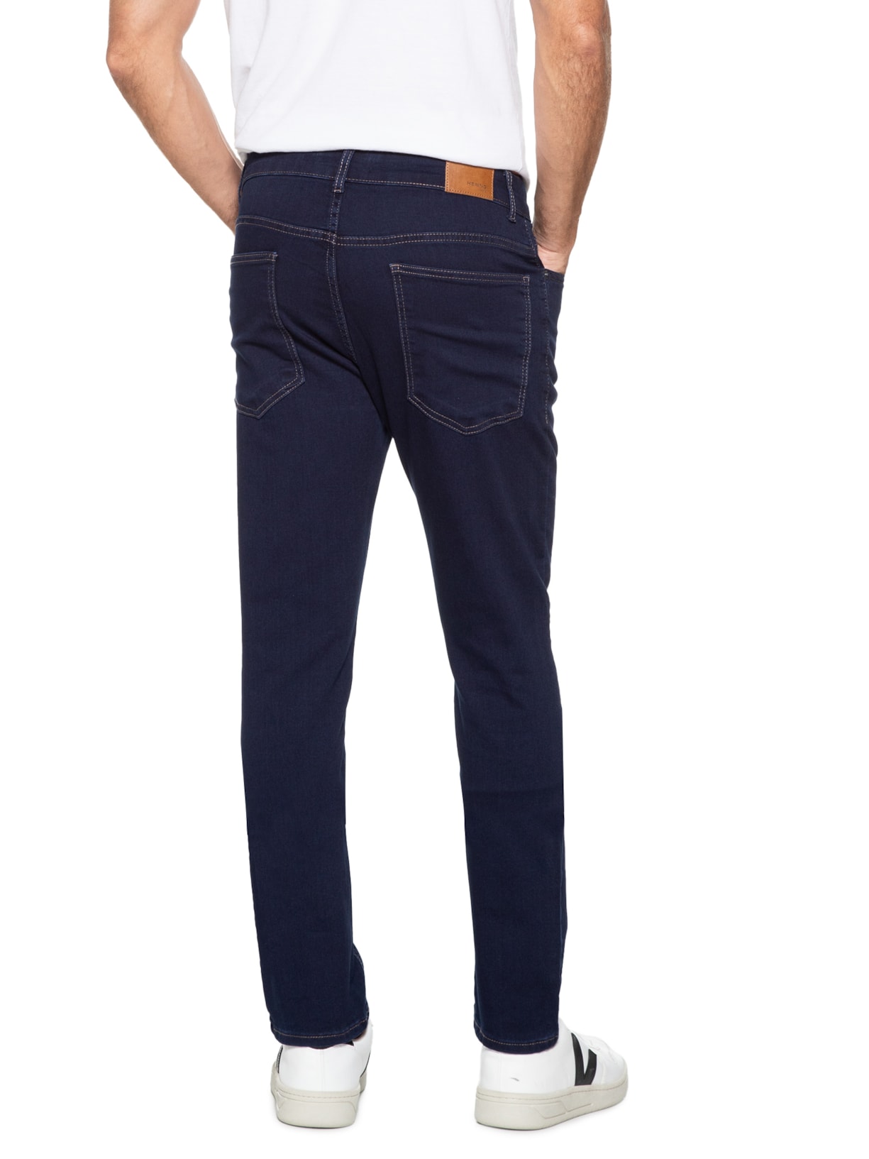 Calça Masculina Jeans Soft Touch Slim Fit Azul Hering