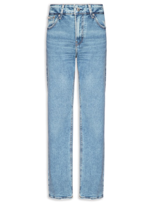 Calça Masculina Jeans Straight 5 Pockets - Azul