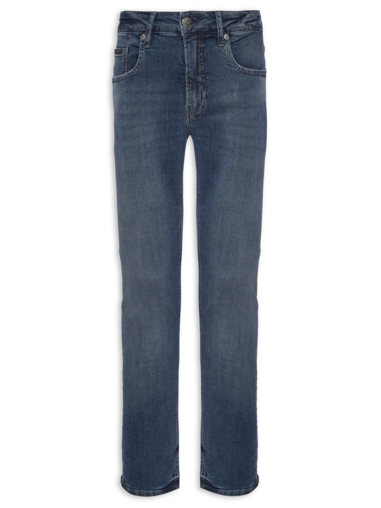 Calça Masculina Jeans Super Skinny Fili Duplo - Azul