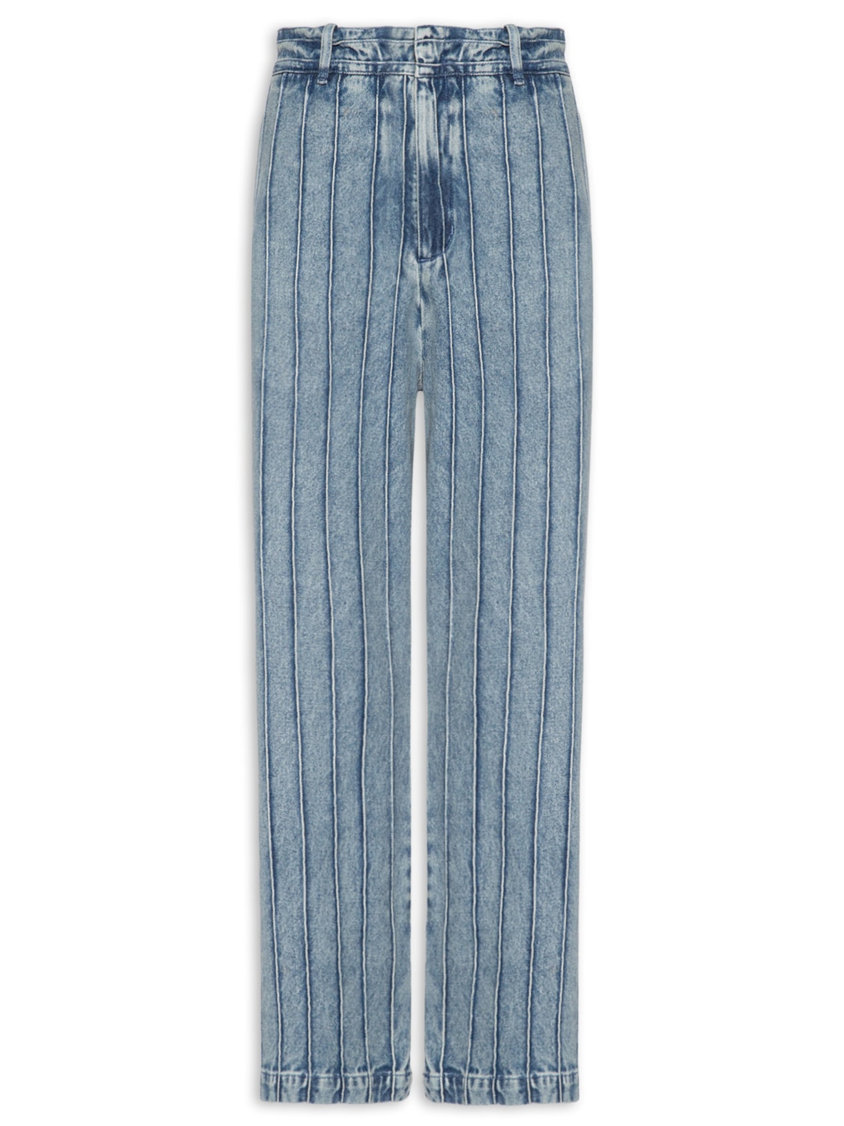 Calça Masculina Jeans Vincos Azul Handred