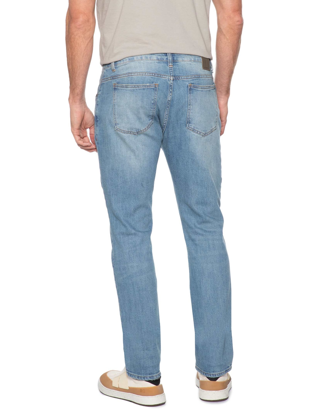 Calça Masculina Jeans Worn Wash Azul Pineapple