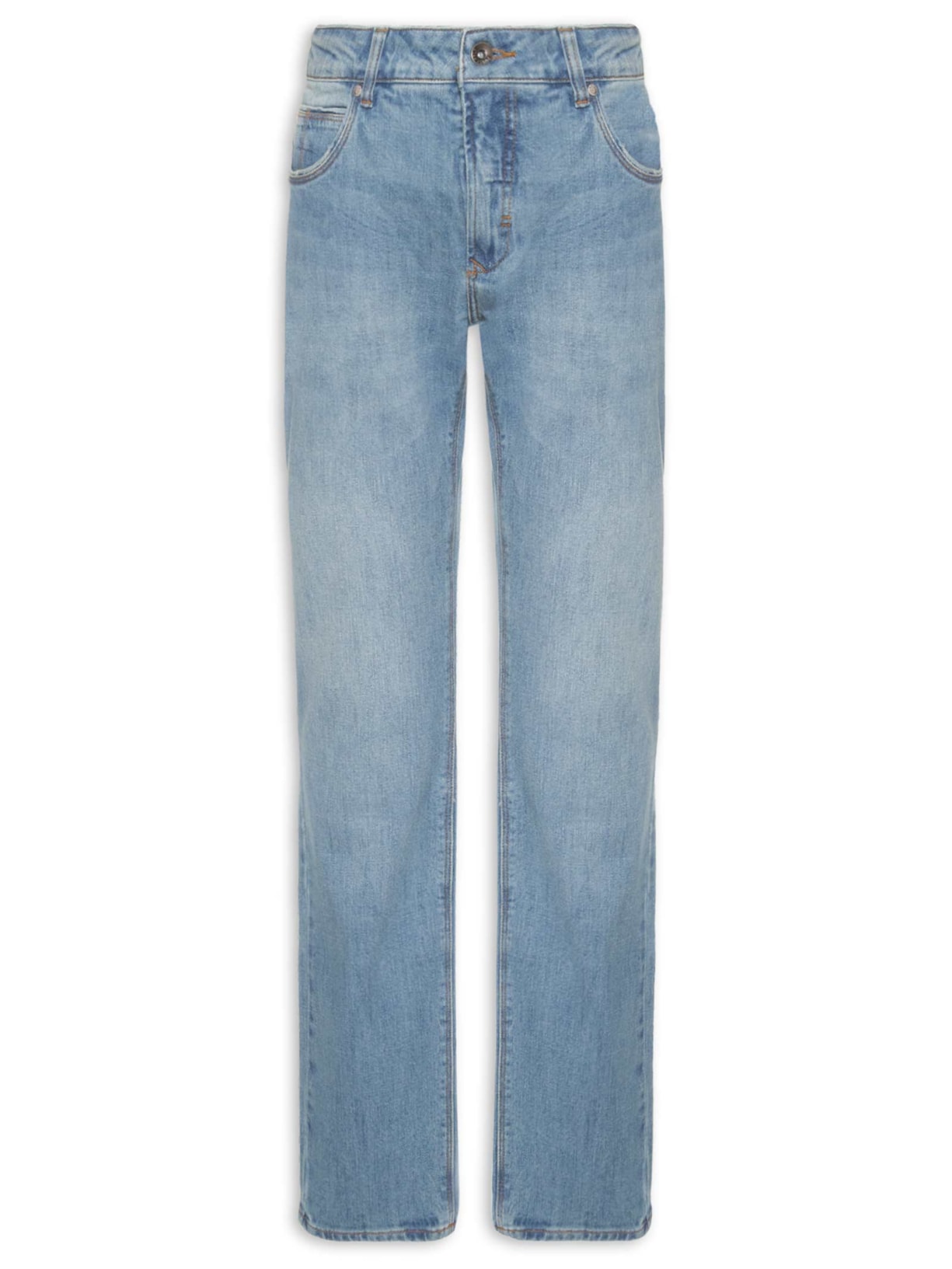 Calça Masculina Jeans Worn Wash - Azul