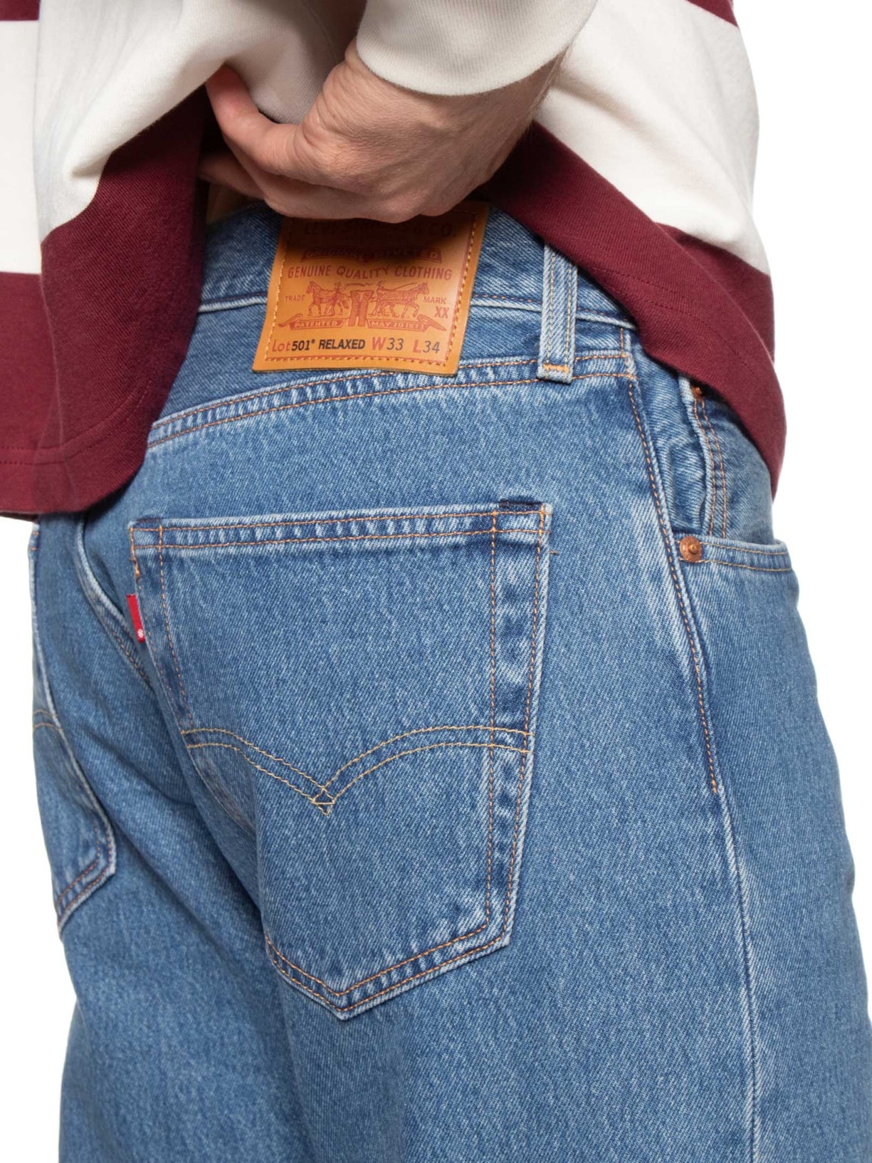 Calça Masculina Jeans ® 501® Relaxed Fit Reta Azul Levi's