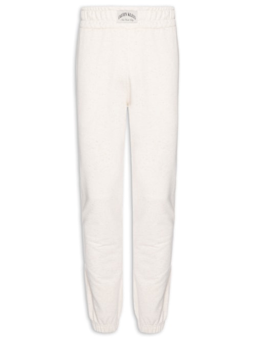 Calça Masculina Jogger Bolsos Heritage Crest - Bege