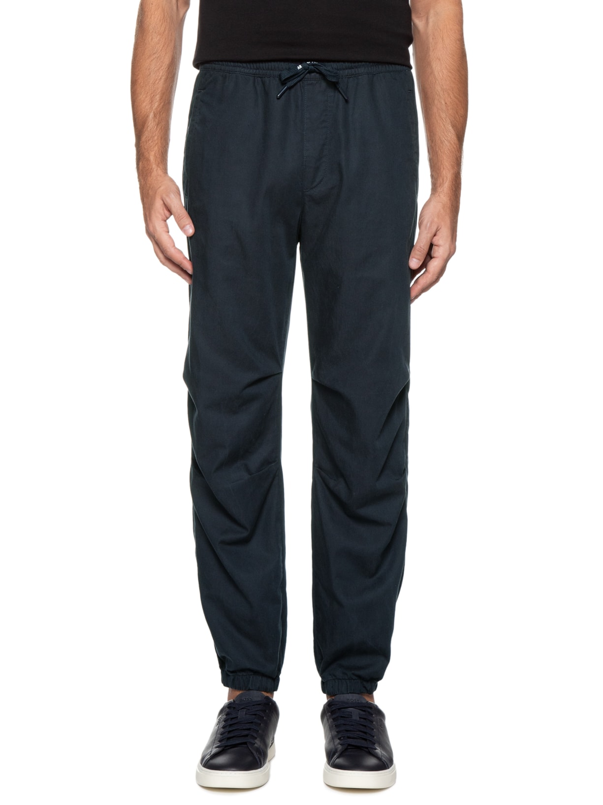 Calça Masculina Jogger de Nylon Azul Armani Exchange