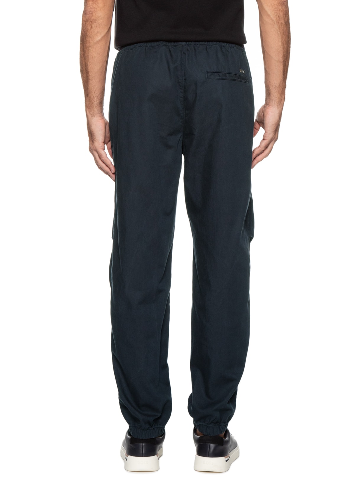 Calça Masculina Jogger de Nylon Azul Armani Exchange