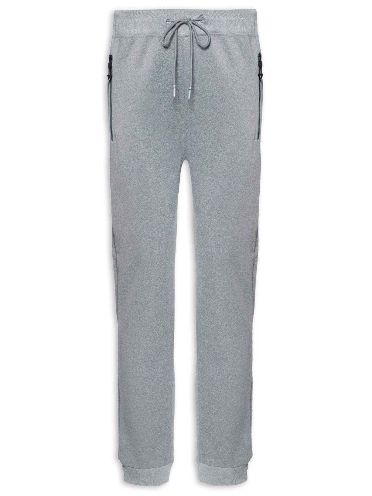 Calça Masculina Jogger Em Neoprene - Cinza