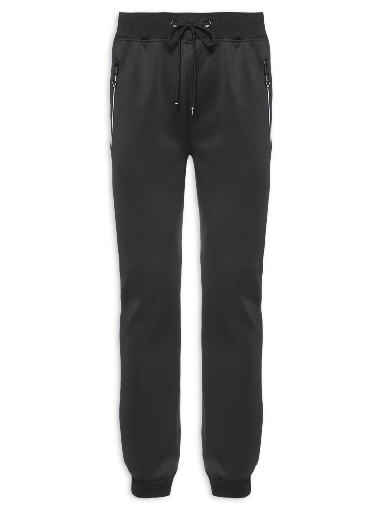 Calça Masculina Jogger Em Neoprene - Preto