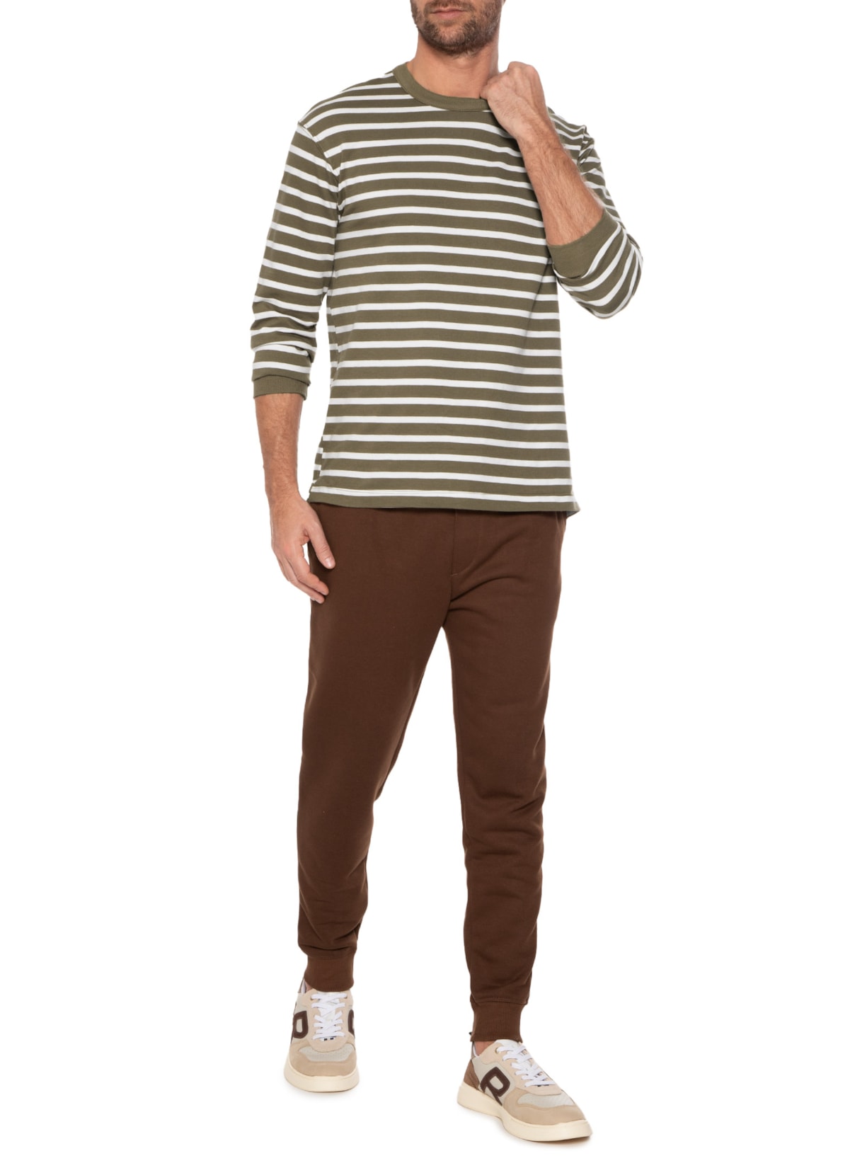 Calça Masculina Jogger Marrom Hering