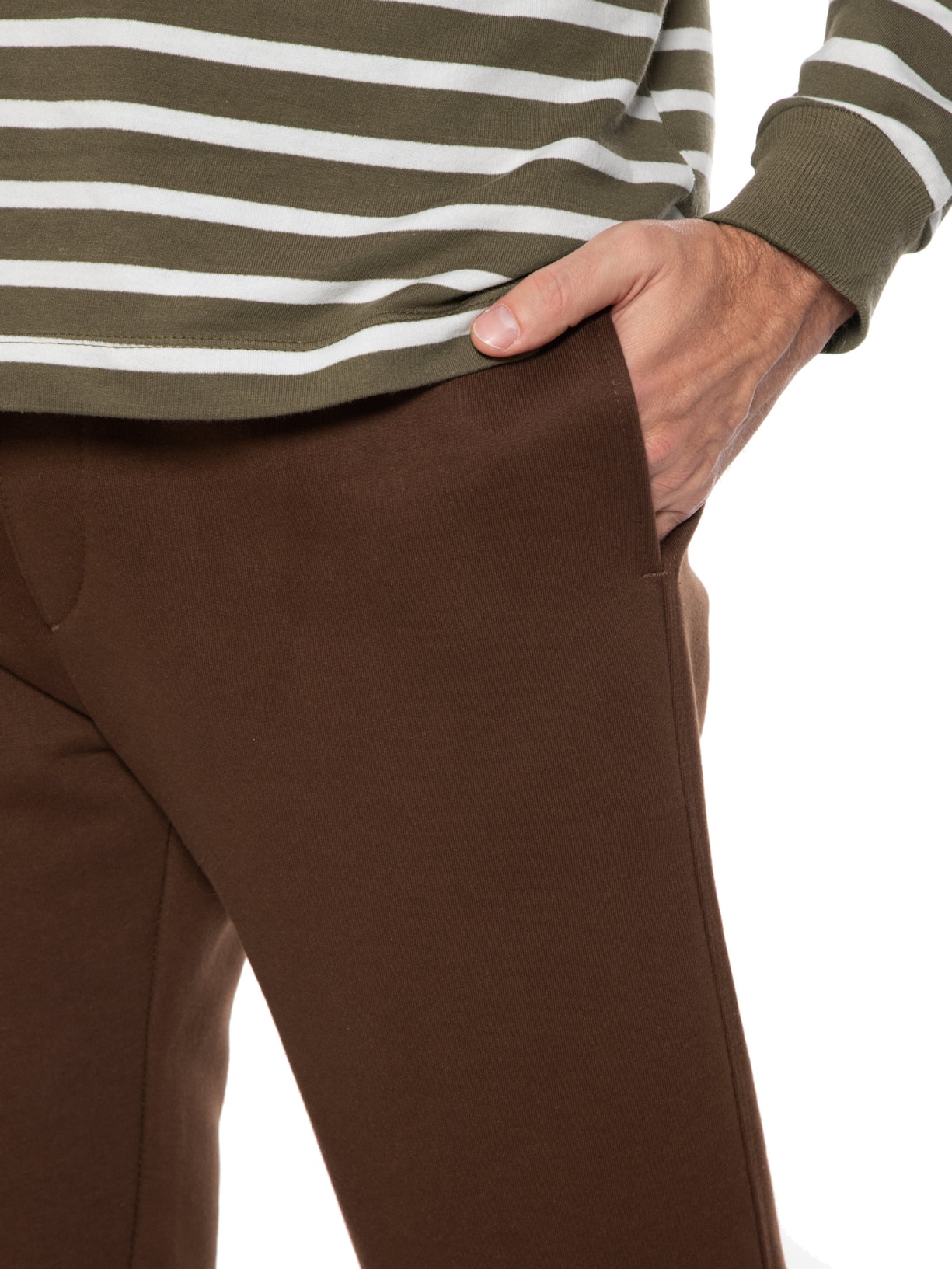 Calça Masculina Jogger Marrom Hering