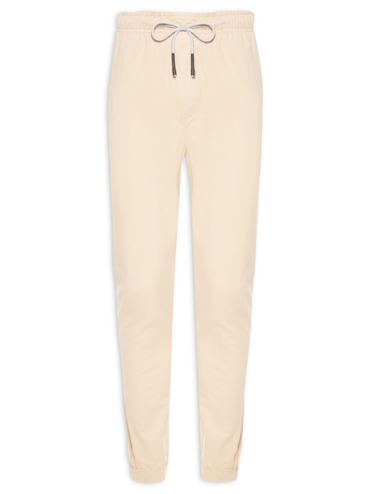 Calça Masculina Jogger Sarja - Bege