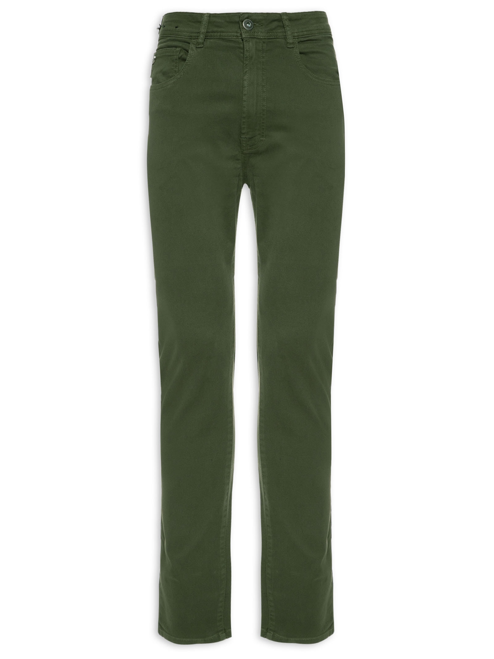 green clothing 22-23 4Pocket pants 【L】 Ellus - Calça Masculina Jogging Color (slim) Et. Zetex - Verde