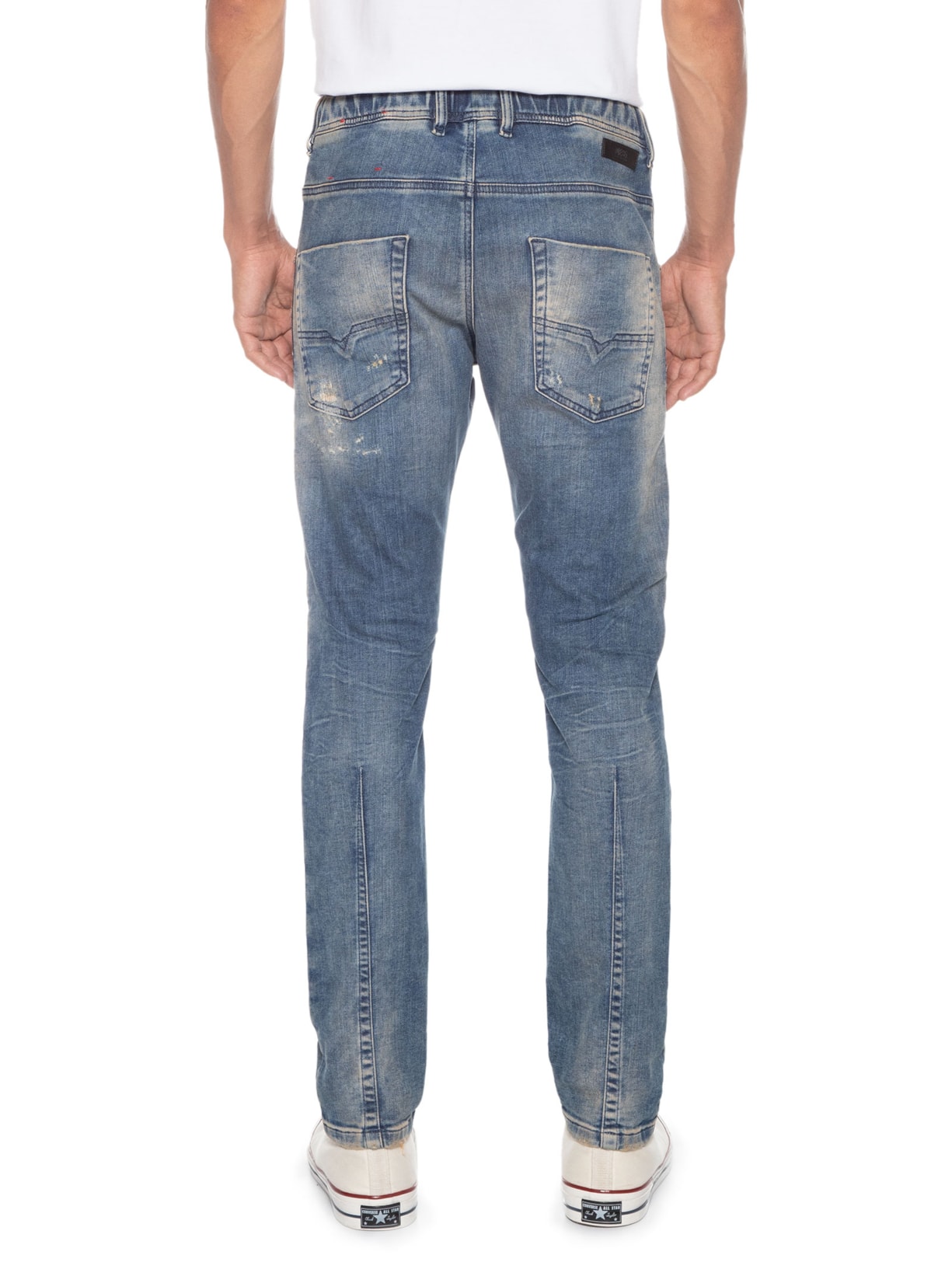 Calça Masculina Krooley-ne Sweat Jeans Azul Diesel
