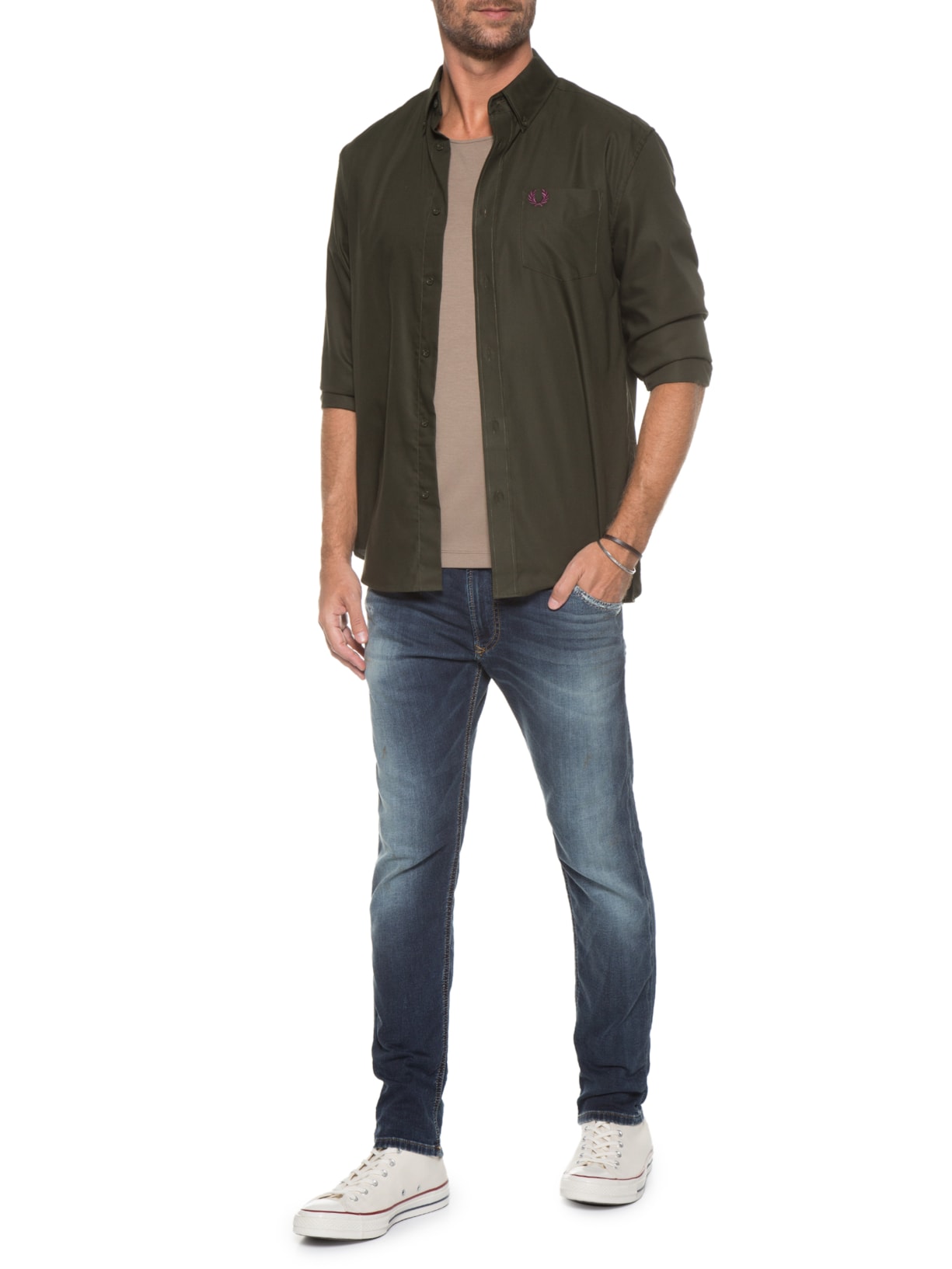 Calça Masculina Krooley-y-ne L.32 Sweat Jeans Azul Diesel