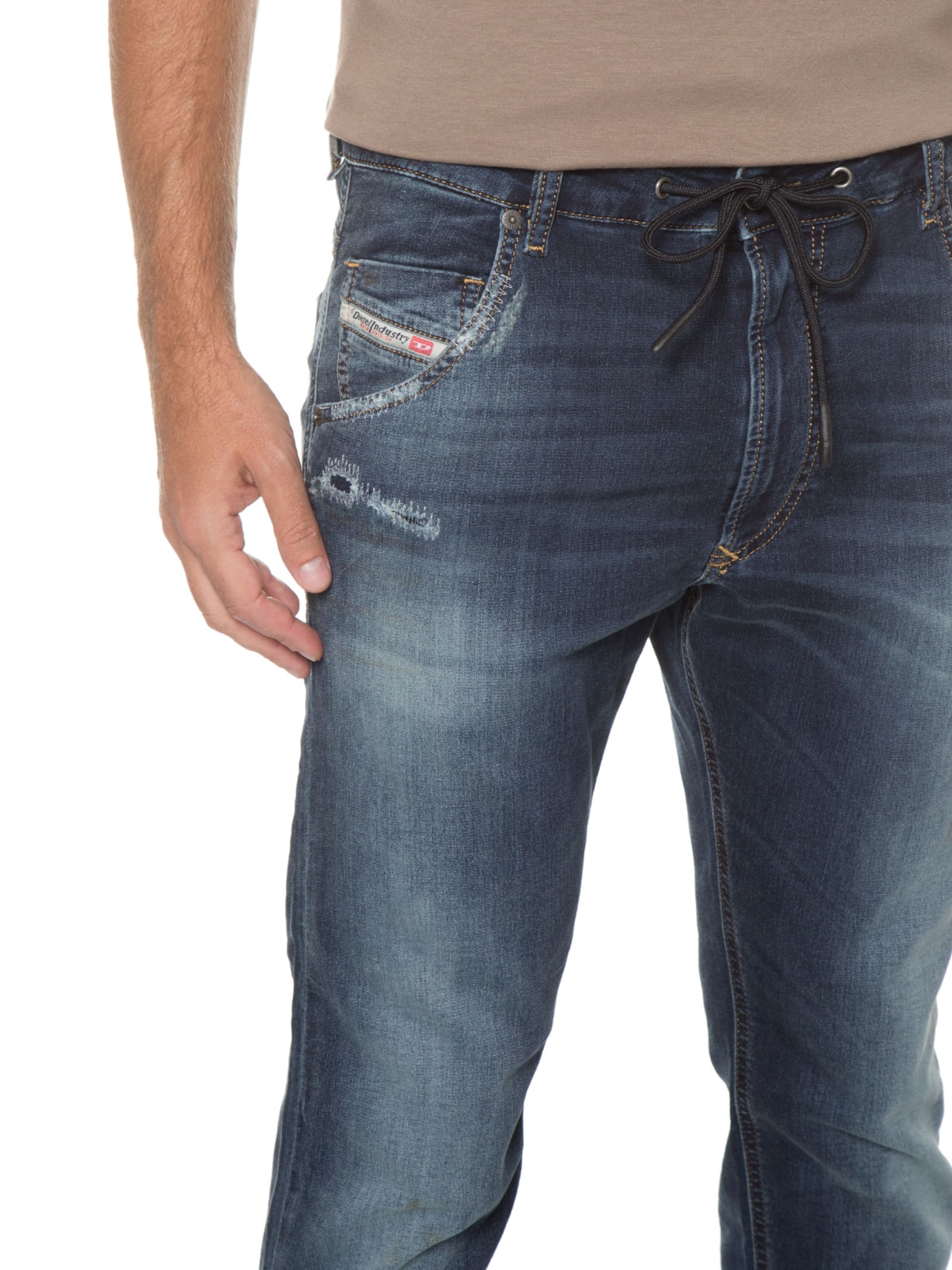 Calça Masculina Krooley-y-ne L.32 Sweat Jeans Azul Diesel